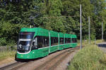 Be 4/6 6005, auf der Linie 15, fährt zur Haltestelle Lerchenstrasse.