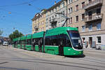 Be 6/8 Flexity 5029, auf der Linie 6, bedient die Haltestelle Morgartenring.