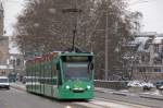 Be 6/8 Combino mit der Betriebsnummer 306 fhrt auf der Linie 8 Richtung Bahnhof SBB.