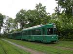 In der Abstellanlage Eglisee wartet der neu revidierte Be 4/4 mit der Betriebsnummer 483 auf seinen nchsten Einsatz.