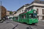 Be 4/6S mit der Betriebsnummer 682 auf der Linie 15 fhrt den Steinenberg hinauf zur Haltestelle Bankverein.