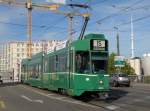 Be 4/6S 664 auf der Linie 15 fhrt Richtung Haltestelle Heiliggeistkirche. Die Aufnahme stammt vom 19.10.2013.