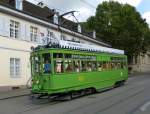 BVB - Ce 4/4  450 unterwegs in der Stadt Basel am 20.09.2014