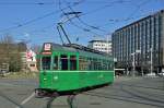 Be 4/4 476 ist mit der Fahrschule am Bahnhof SBB. Die Aufnahme stammt vom 13.03.2015.