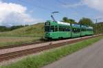 Am 16.08.2014 war Be4/8 660 und einem B4 auf dem Weg von Pratteln nach Basel.