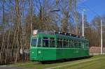 Die wohl letzten Bilder vom Be 4/4 460. In dieser Woche war der Wagen nur noch mit der Fahrschule unterwegs. Hier steht der Wagen in der Schlaufe beim Eglisee. Die Aufnahme stammt vom 10.12.2015.