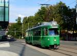 Düwag Be 4/6 652 noch in Betrieb auf der Linie 21.Der Wagen ist am 03.02.2016 verladen worden für Beograd. Rosentalstrasse Messe Basel 18.08.2015