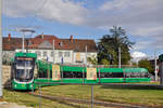 Be 6/8Flexity 5031, auf der Linie 8, wendet in der Schlaufe in Weil am Rhein.