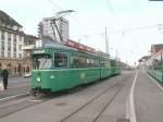 Schweiz,Basler Tram Be4/6  DWag  am 11.03.02