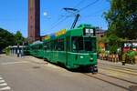 BVB Basel Schindler Cornichon Be4/4 Wagen 486 am 11.07.23 in Basel