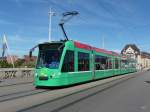 BVB - Tram Be 6/8 308 unterwegs auf der Linie 6 am 12.09.2010  