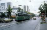 Basel BVB Tram 15 (SWP/BBC/Siemens-Be 4/4 475) Elssserstrasse am 28.