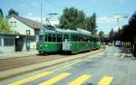 Basel BVB Tram 15 (Be 4/4 464 / B 1425) Bruderholz, Bruderholzallee / Auf dem Hummel am 30.