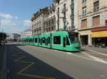 BVB - Tram Be 6/8 321 unterwegs auf der Linie 8 in Basel am 31.08.2013