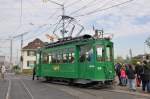 Mit dem Be 2/2 156 aus dem Jahre 1920 finden Publikumsfahrten durch die Stadt Basel statt.