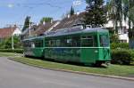 Be 4/4 465 zusammen mit dem B 1463 S fahren zur Haltestelle Lerchenstrasse.