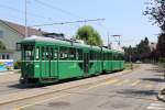 Basel BVB Tram 16 (Schindler/FFA B 1494 + Schindler Be 4/4 458) Bruderholzallee (Hst.