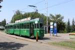 Basel BVB Tram 16 (SWP/BBC Be 4/4 458 + FFA/SWP B 1494) Bruderholzallee (Endstation / Hst.