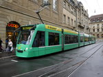 BVB - Tram Be 6/8 328 unterwegs auf der Linie 14 in der Stadt Basel am 15.09.2016