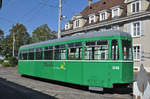 B 1446 wartet auf dem Hof des Depots Dreispitz auf den Verlad nach Belgrad.