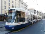 TG - Tram Be 6/8 879 unterwegs in der Stadt Genf am 07.05.2008