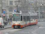 Genf - Tram Be 4/8 840 unterwegs auf der Linie 13 am 31.12.2008