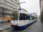 Genf - Tram Be 4/8 844 unterwegs auf der Linie 13 am 31.12.2008