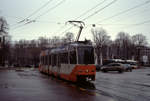 Genève / Genf TPG Ligne de tramways / Tramlinie 12 (ACMV/DUEWAG/BBC-Be 4/6 815 (l'année de construction / Baujahr 1988)) Place de Neuve le 5 mars / am 5.