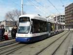 TPG Genf - Tram Be 6/8 890 unterwegs in der Stadt Genf am 18.02.2012