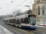 tpg - Tram Be 6/10 1802 unterwegs auf der Linie 14 in Genf am 14.02.2013