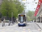 tpg - Tram Be 6/10 1801 unterwegs auf der Linie 12 in der Stadt Genf am 09.04.2016