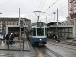 Linie 3 Wagennummer 2032 beim Bahnhofplatz.