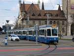 Linie 13 Wagennummer 2080  Schwamendingen  beim Bahnhofquai.