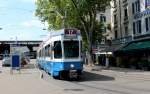 Zürich VBZ Tram 17 (SWP/SIG/BBC Be 4/6 2057) Sihlquai (Hst.