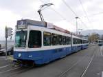 VBZ - Tram Be 4/6 2089 unterwegs auf der Linie 9 in der Stadt Zürich am 11.03.2016
