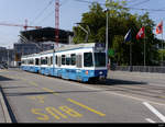 VBZ - Tram Be 4/6  2011 unterwegs auf der Line 4 in Zürich am 20.09.2020