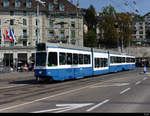 VBZ - Tram Be 4/8 2108 unterwegs auf der Line 7 in Zürich am 20.09.2020