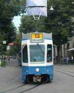2023 auf der Linie 13, Paradeplatz.