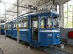 VBZ - Tram Be 4/4 1392 Ausgestellt im Trammmuseum der Stadt Zrich am 26.04.2009