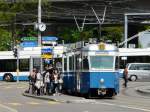 VBZ - Tram Be 4/6 1678 unterwegs auf der Linie 13 bei der Haltestelle Sihlcity Nord am 06.05.2009