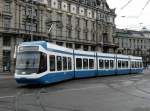 VBZ - Tram Be 5/6 3035 unterwegs auf der Linie 17 in Zürich am 16.02.2014