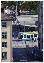 Cobratram am Bellevue in Zürich.