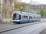 VBZ - Tram Be 5/6 3013 unterwegs auf der Linie 13 in Zürich am 23.04.2016