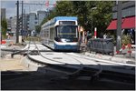 Tramverlängerung Hardbrücke neue Abzweigung. (28.07.2016)