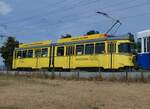 BLT Be 4/6 105 mit Be 4/8 259 unterwegs bei Dornach auf der Linie 10 am 19. Juni 2014.
Foto: Walter Ruetsch