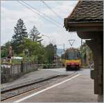 Der TRAVYS Be 4/8 003 (0948000 450 003-9 GT8-100D/2S) ist als Regionalzug nach Chavornay unterwegs und hat gerade den kleinen Halt St-Eloi verlassen, dessen Wartehäuschen recht im Bild angedeutet ist.

15. August 2022