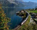 RABe 511 Chur-Zürich bei Mühlehorn am Walensee
6. Oktober 2014