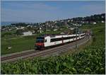 Noch sind im RER Vaud Verkehr noch zahlreiche RDe 560 Domino Züge im Einsatz, die jedoch in nicht all zu ferner Zukunft durch die neunen Flirt Züge ersetzt werden dürften. 

Ein drei- und ein zweiteiliger Domino sind bei Bossière auf dem Weg nach Lausanne. 

14. Juli 2020