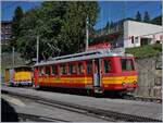 Und noch ein  Flèche , der meterspurige BVB BDeh 2/4 25 wartet in Villars sur Ollon auf seinen nächsten Einsatz. 

5. Sept. 2017  