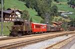 RhB 412 mit einem GmP bei Kblis, 26.08.1986.